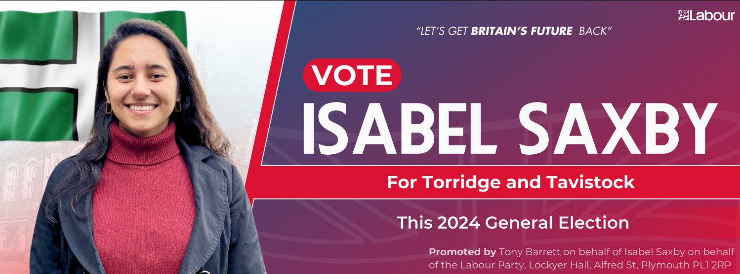 Vote Isabel Saxby for Torridge and Tavistock this 2024 General Election